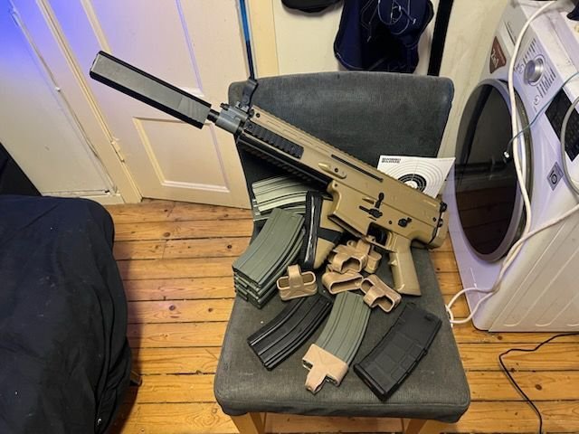 Electric Rifle Aeg scarH Tan