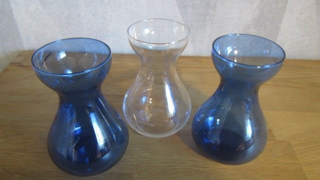 3 st Hyacintglas