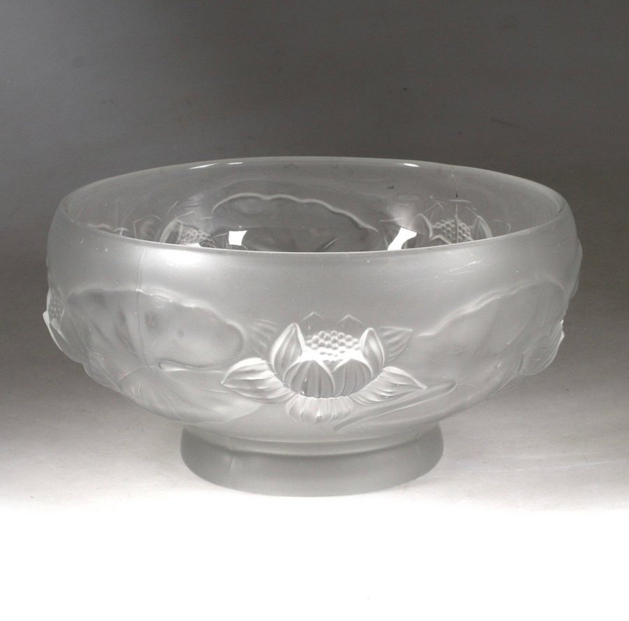 Josef Inwald, Barolac Art Deco glasskål, 1930-tal