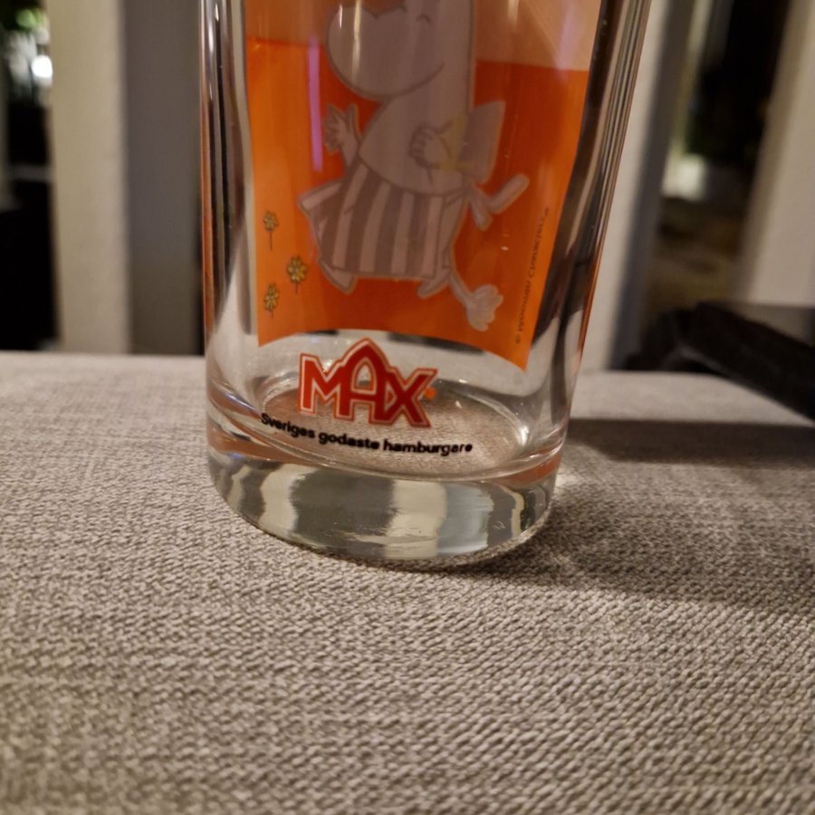 Mumin glas från Max