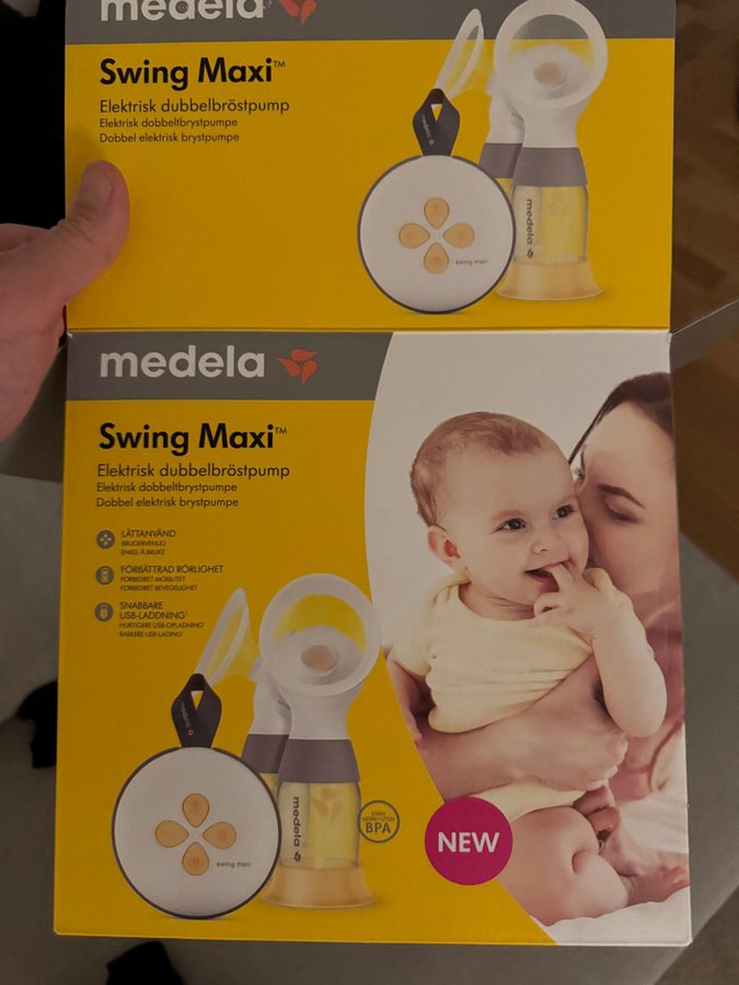 Medela Swing Maxi Dubbelbröstpump Senaste Modellen Nyskick (Nypris 1800 kr)