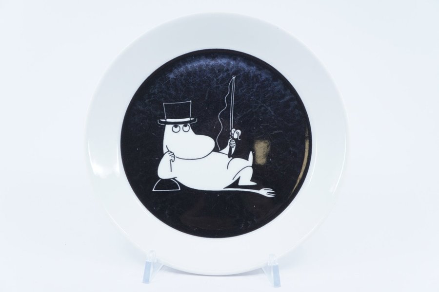 Mumintallrik Muminpappa / Moomin Plate Moominpappa Thinking