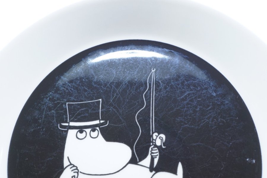 Mumintallrik Muminpappa / Moomin Plate Moominpappa Thinking