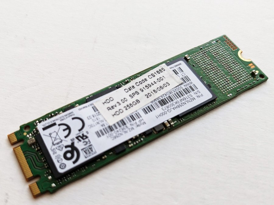 Samsung MZNLN256HAJQ-000H1 256GB M2 2280 SATA III NGFF Solid State SSD - (H02)