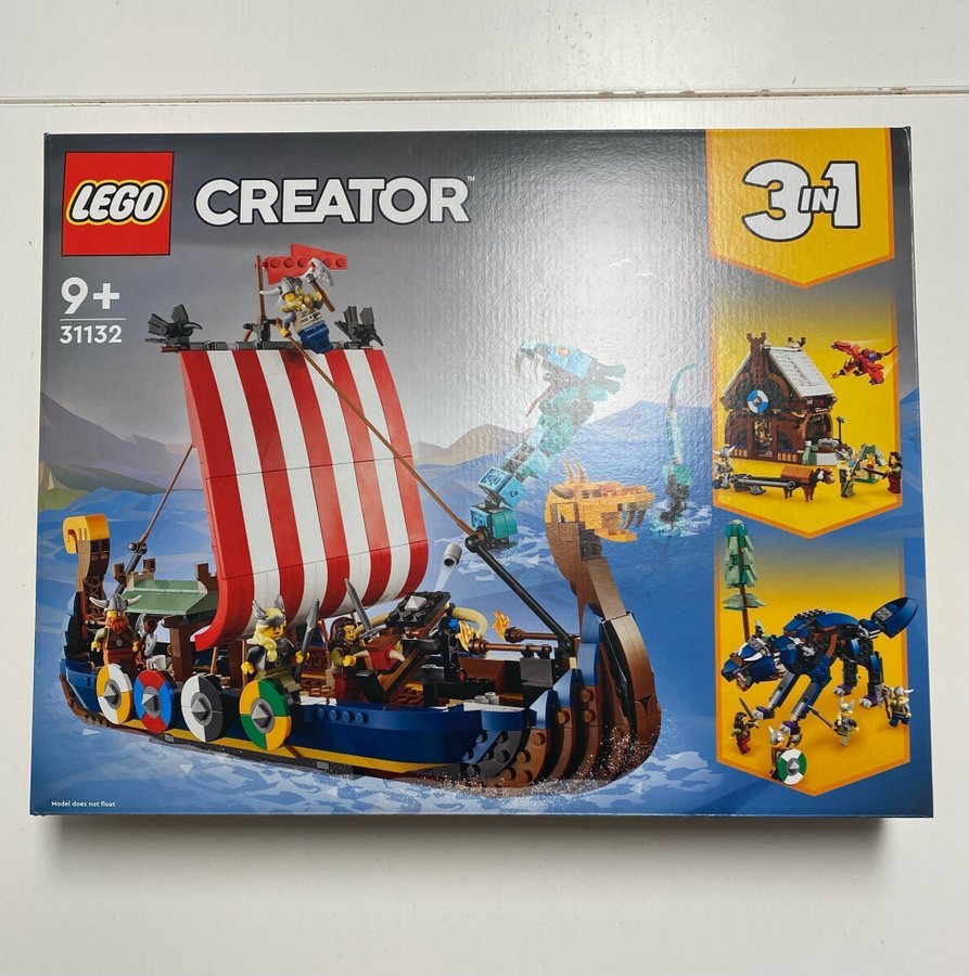 LEGO Creator 31132 Viking Ship and the Midgard Serpent