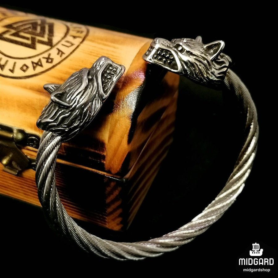 Viking Armband. Vargar Freke och Gere