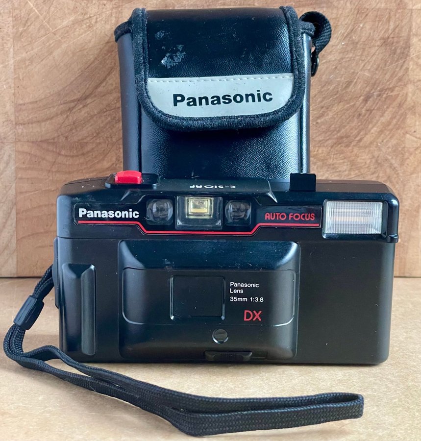 Panasonic C-510 AF kamera 35 mm optik med fodral