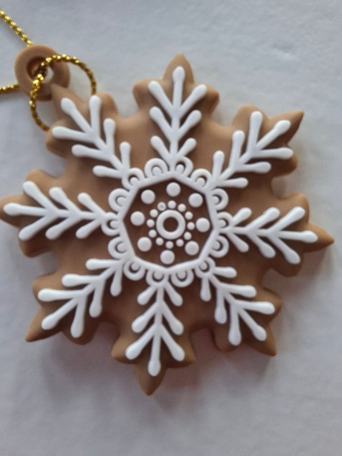 HELT NYTT! Pepparkakor Stjärnor Snöflingor Julpynt