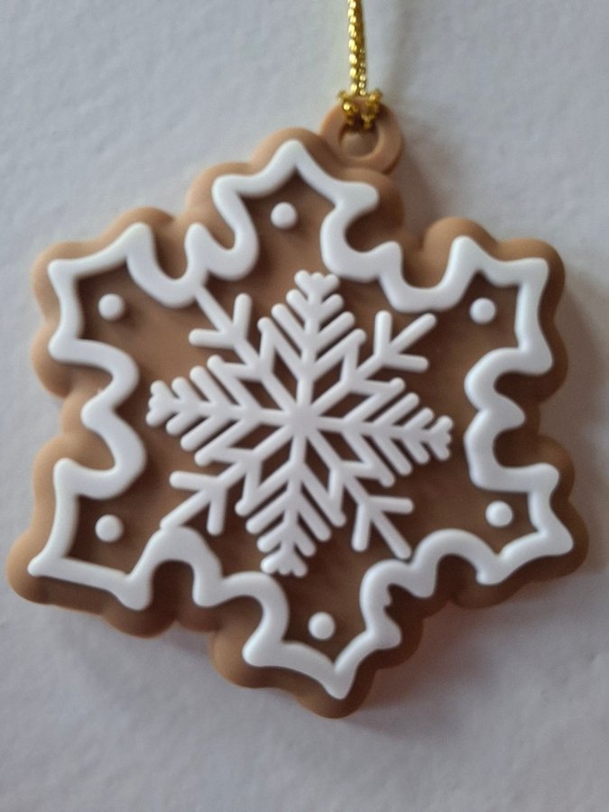 HELT NYTT! Pepparkakor Stjärnor Snöflingor Julpynt