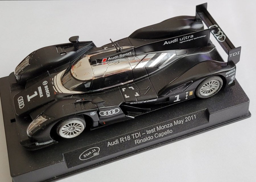 Bilbanebil Slot.it Audi R18 TDI - 1/32 Till bilbana typ Scalextric med flera.