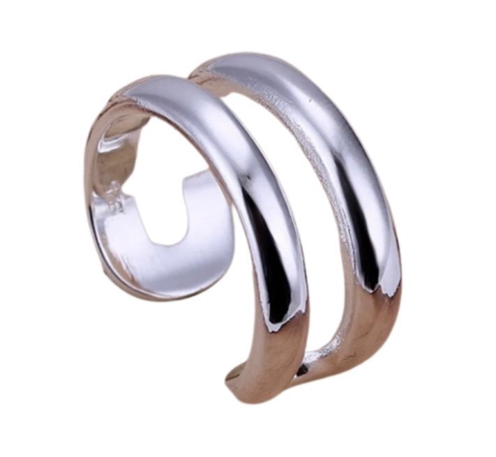 HELT NYTT! Ring SILVER 925 superfina Ca 16-19 mm