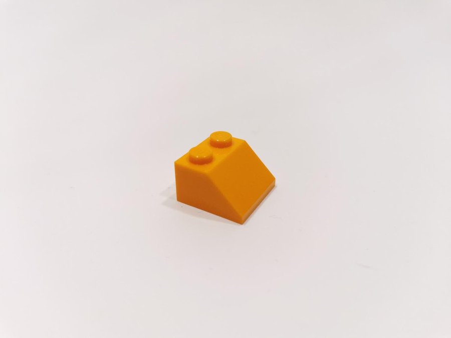 Lego - slope - bas - 2x2 - part 3039 - orange