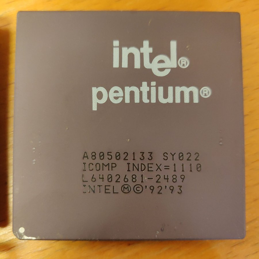 Intel Pentium processorer