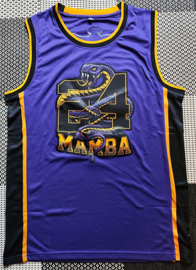 Lila Baskettröja Basketlinne "Mamba" Kobe Bryant #24 - Large