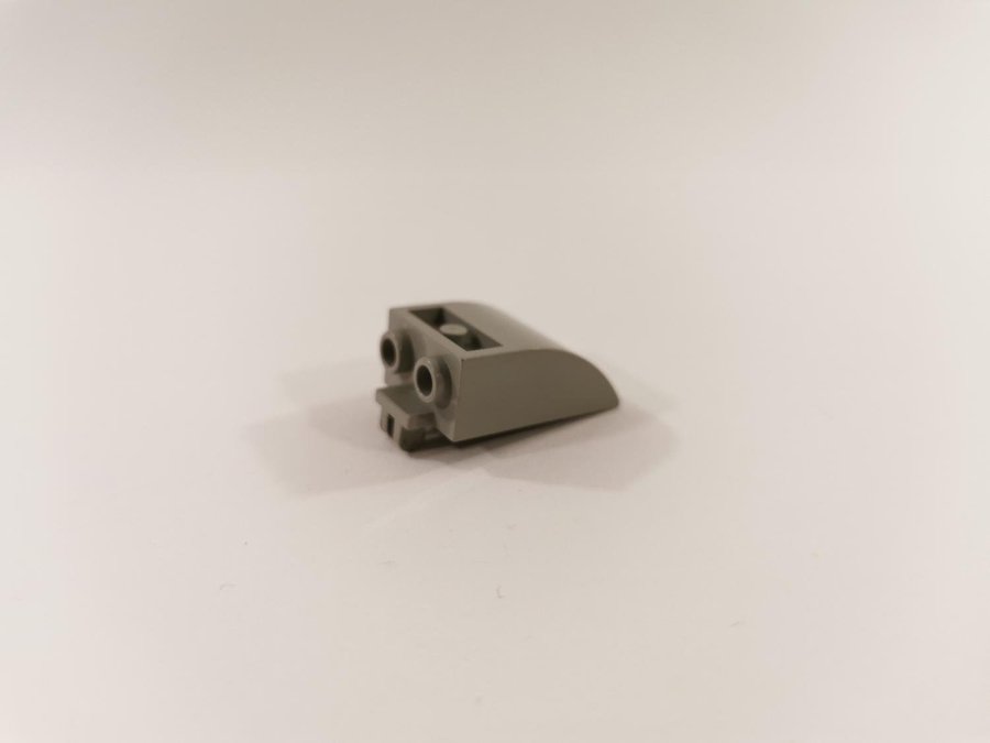 Lego - space - hinge - skopa - 3x2 - part 4626 - grå (old light gray)