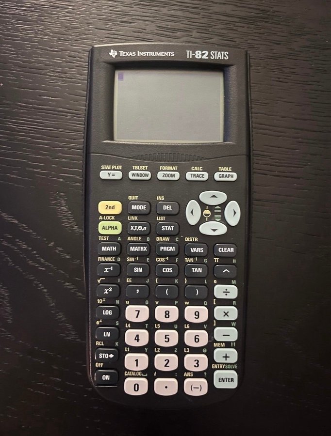 TI-82 STATS Grafikräknare