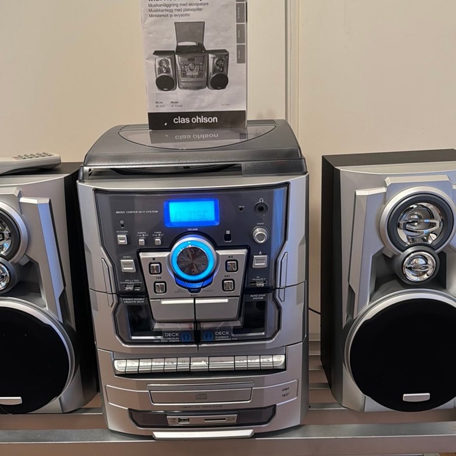 Stereo Mini HiFi System med CD-spelare