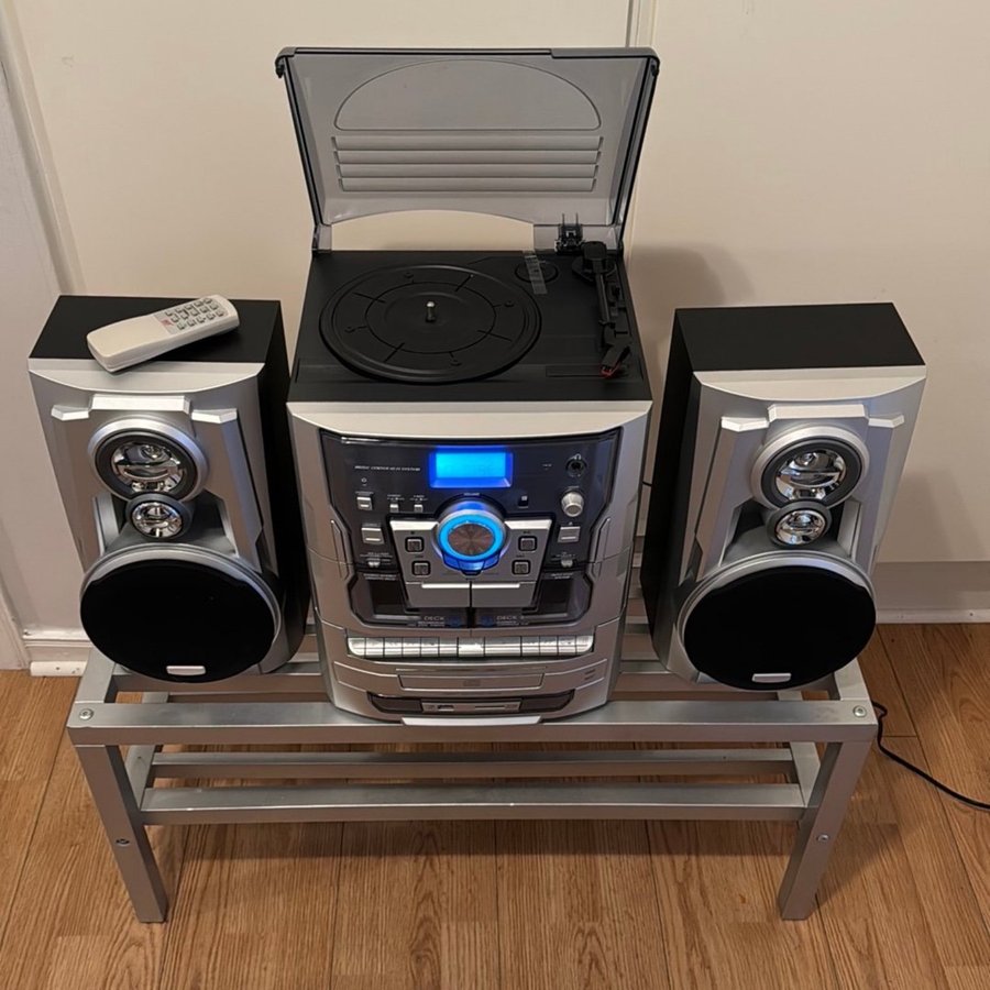 Stereo Mini HiFi System med CD-spelare