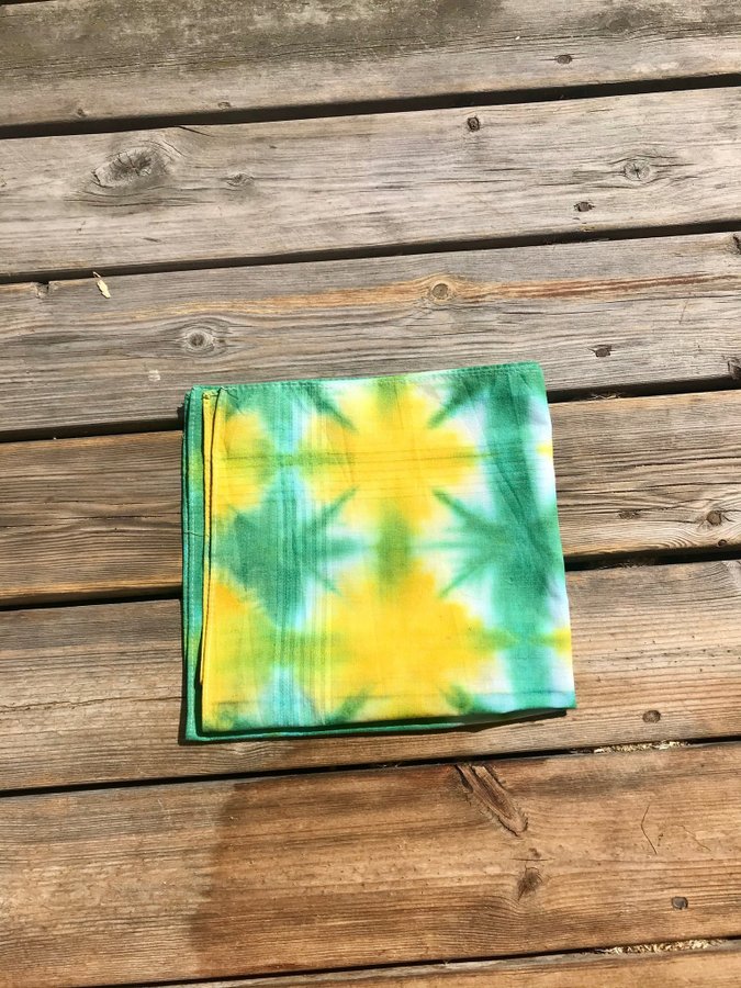 Ny Tie-Dye Näsduk/Bandana CITRUS (Flera olika sorter)