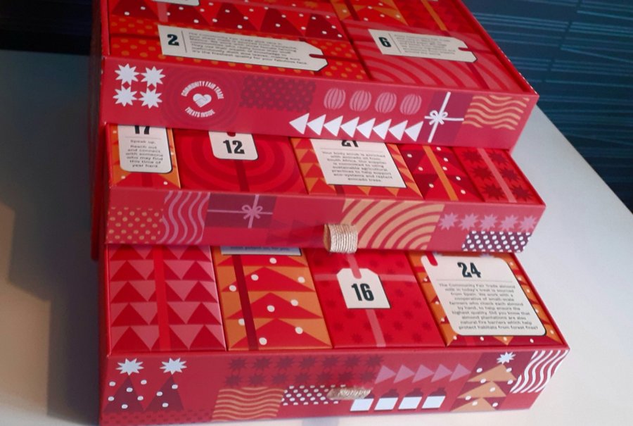 Adventskalender Julkalender the body shop