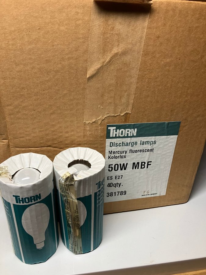 36st Thorn 50W MBF E27 (Mercury flourescent Kolorlux) Glödlampor