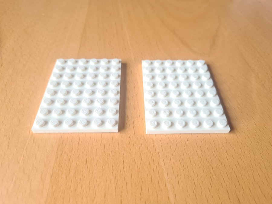 LEGO Plate / Platta | 6x8 | 3036 / 303601 | Vit / White