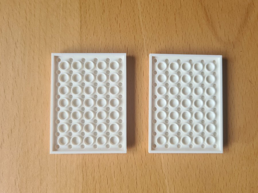 LEGO Plate / Platta | 6x8 | 3036 / 303601 | Vit / White