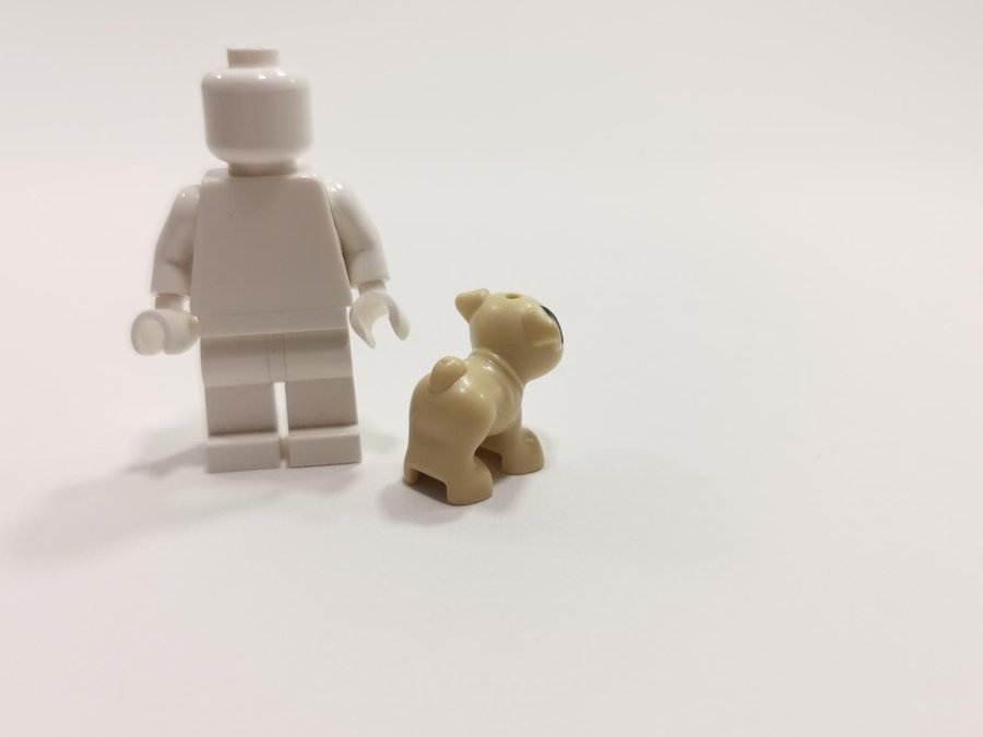 Lego - djur - hund - part 24111pb01 - ljus biege (tan)