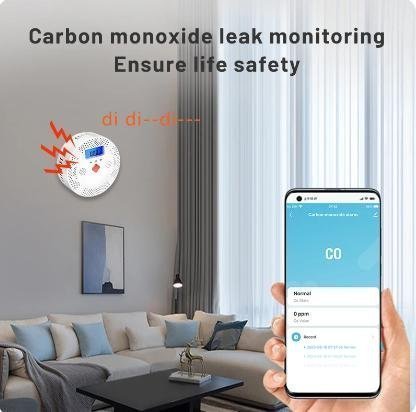 Tuya WiFi Smart kolmonoxiddetektor