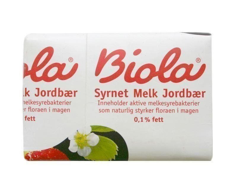 Kartonglommebok. Tine Biola Jordbær