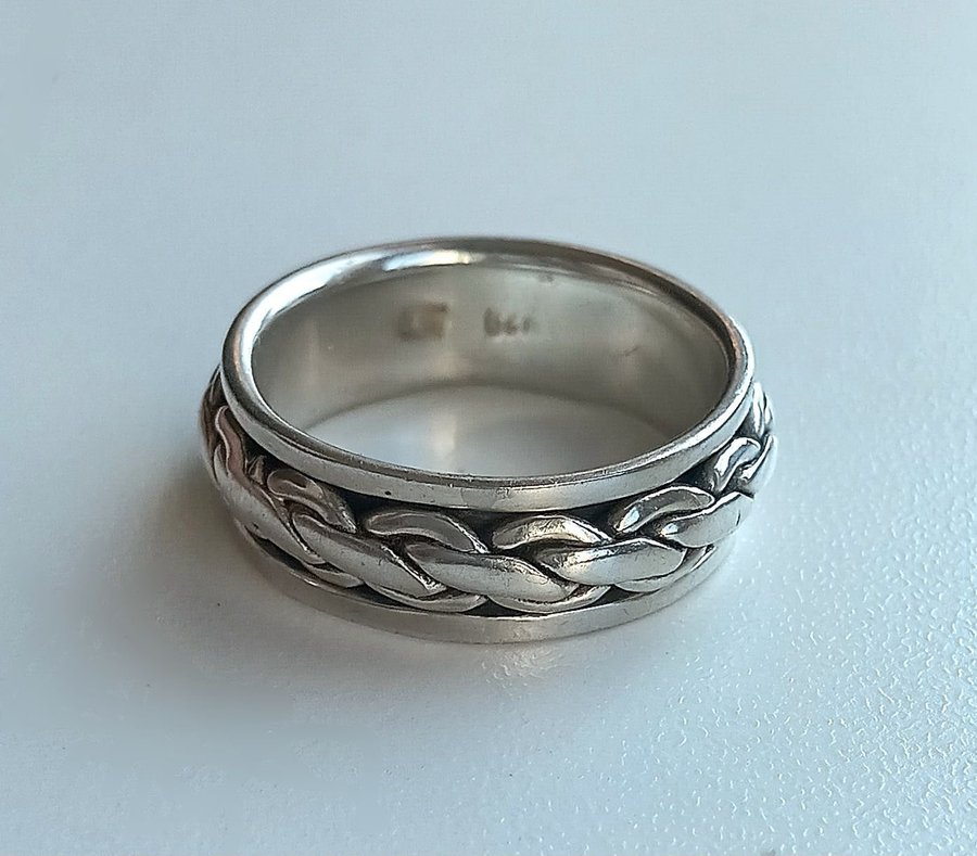 Spinner_Ring, Herrmodell i Sterling Silver 21mm Ø 8,77 GRAM! Fantastiskt Skick!