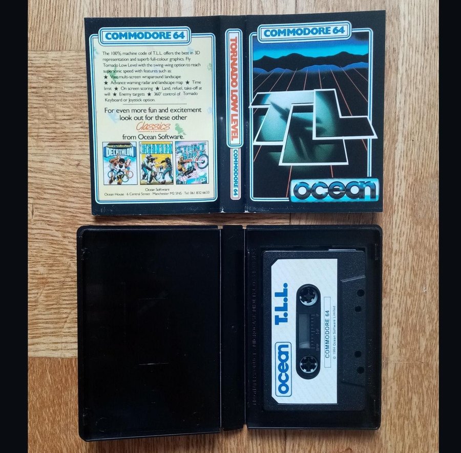 TLL - Tornado Low Level (Ocean Software) ->TESTAD<- Commodore 64 / C64 Spel