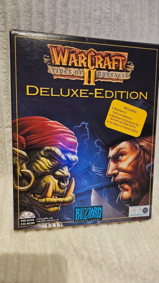 Warcraft II 2 Deluxe Edition - CD-ROM - PC - BIG BOX