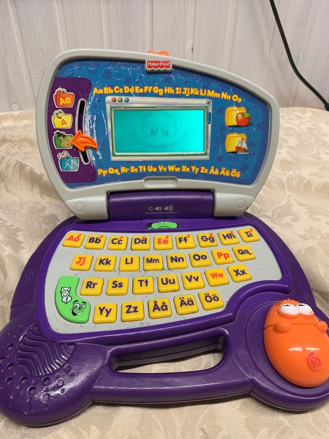 Lek och lär dator Fisher Price Fungerar fint