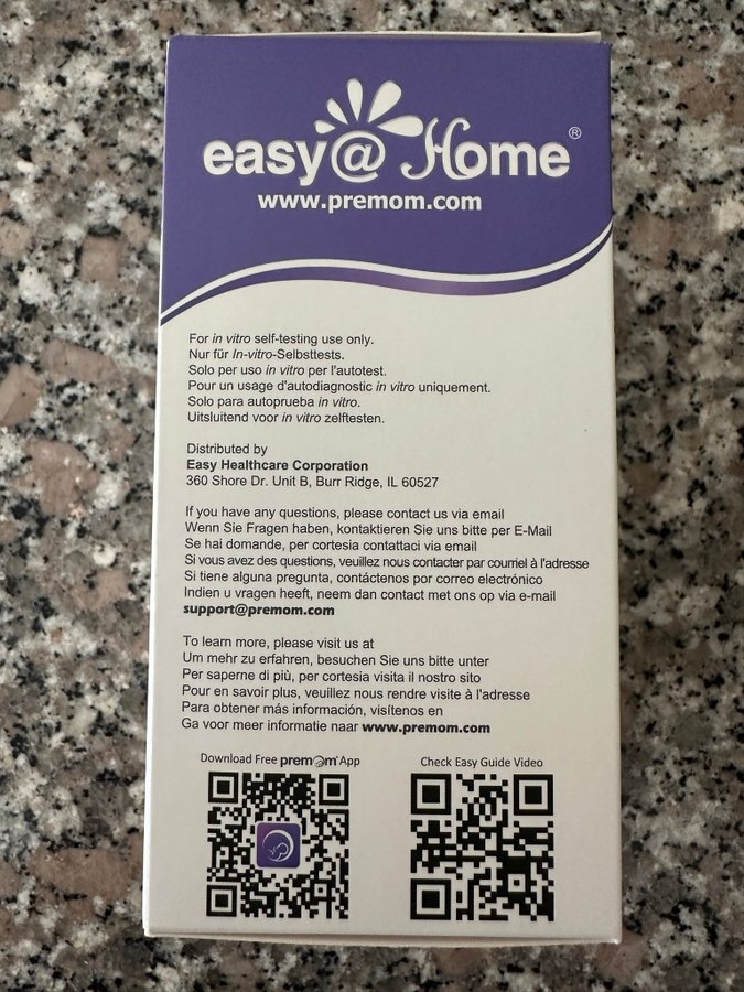 Easy@Home 25 Graviditetstest (25 HCG)