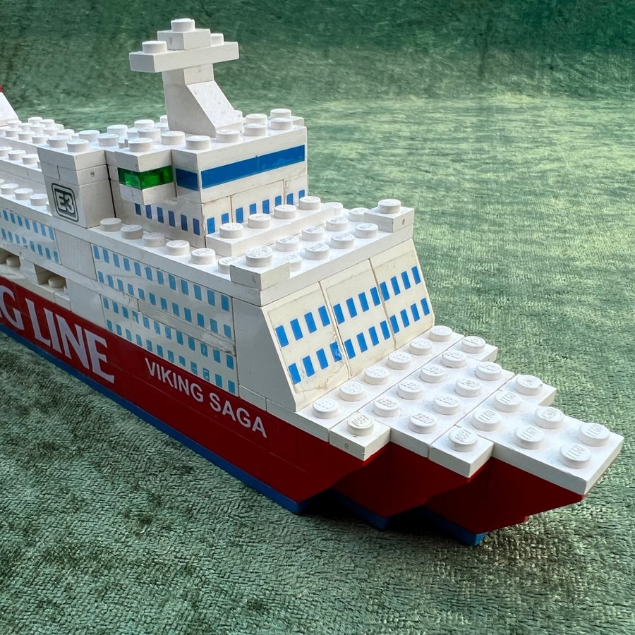 Lego 1658 Viking Line Ferry-Viking Saga (1982) färja båt retro vintage komplett