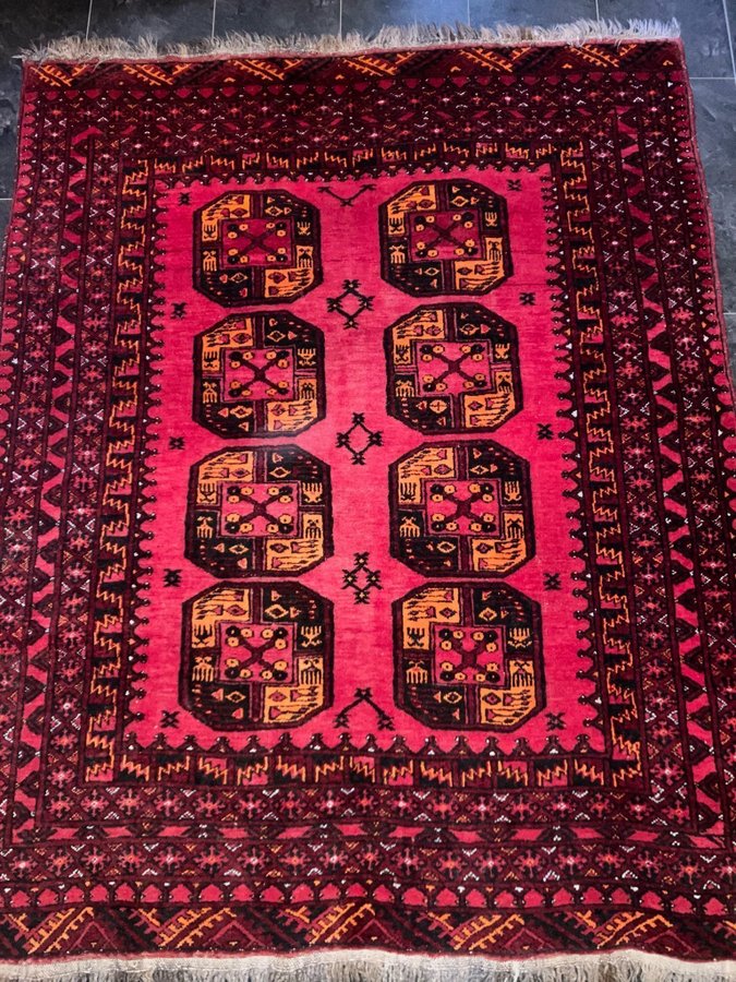 Matta orientalisk handknuten afghan