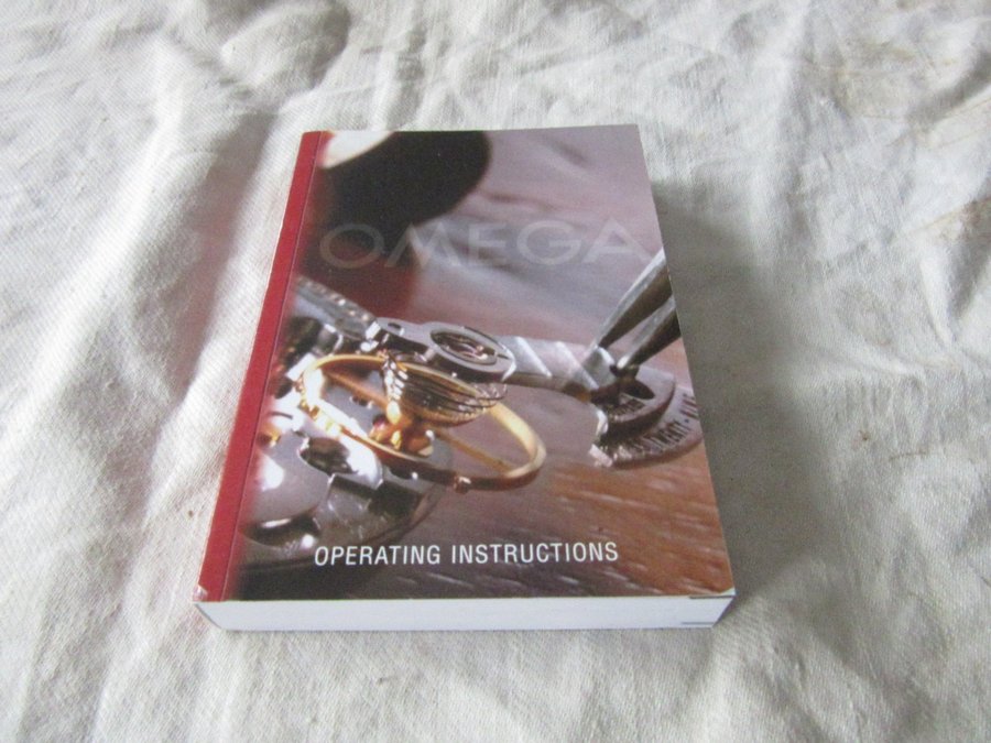 Omega Instruktions bok alla klockor 2005