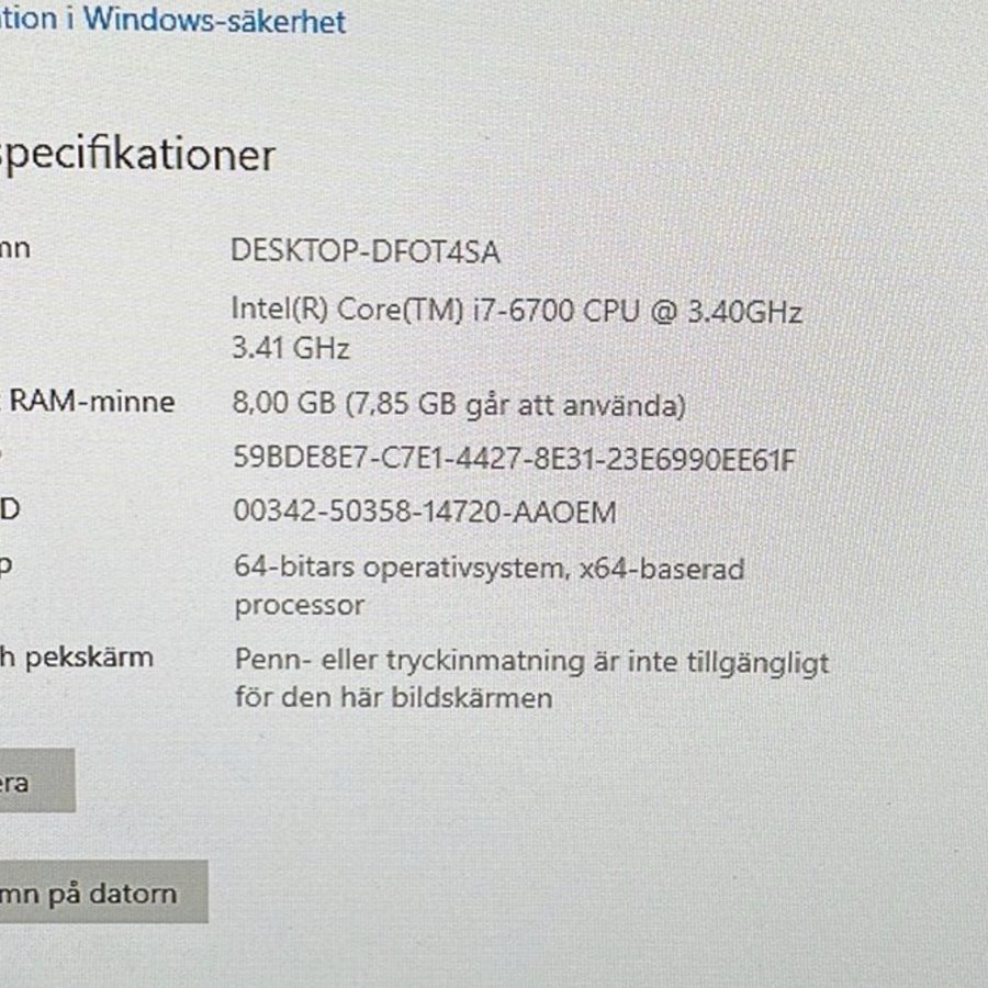 HP EliteDesk 800 G2 SFF