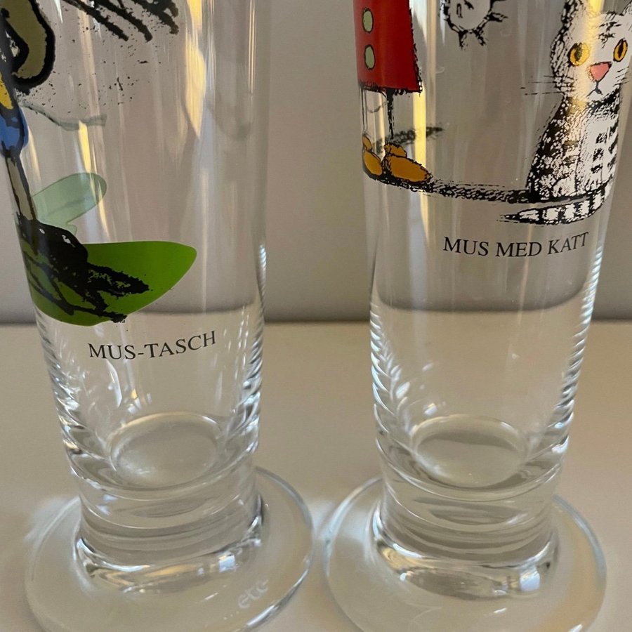 2 st ölglas Lasse Åberg