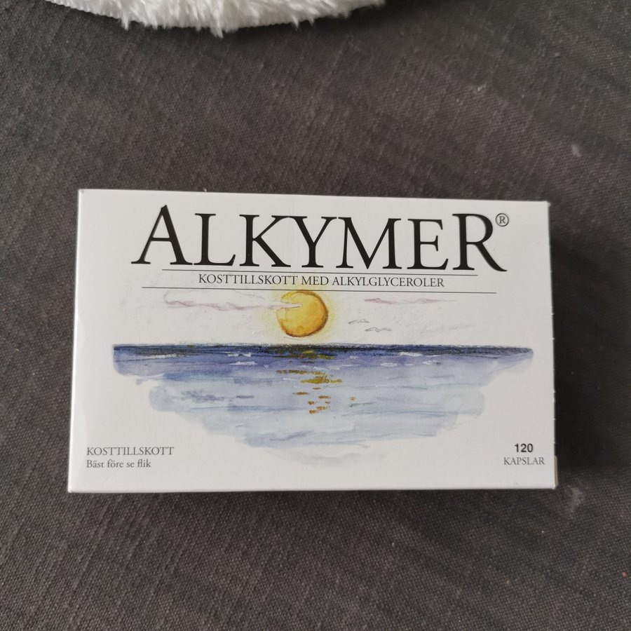 Alkymer Kosttillskott med Alkyglyceroler 120 kapslar