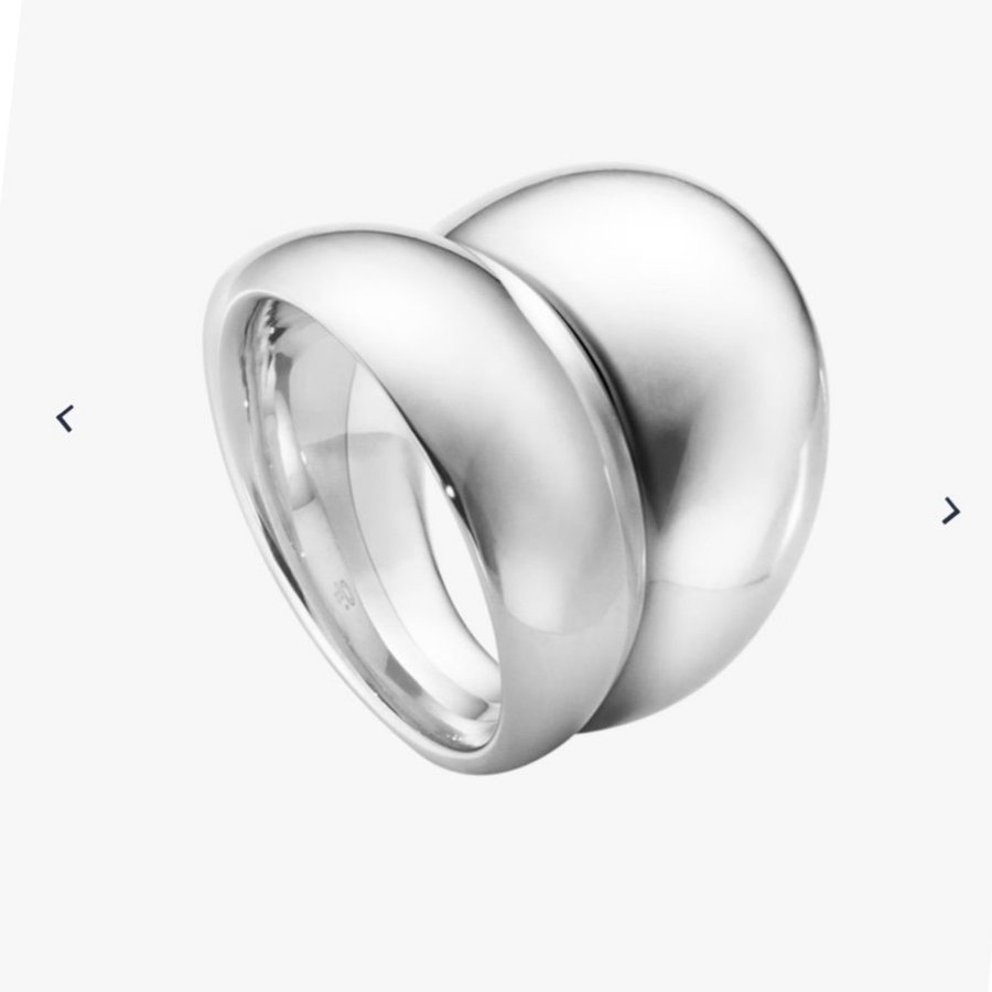 Georg Jensen ring ”Curve” silver