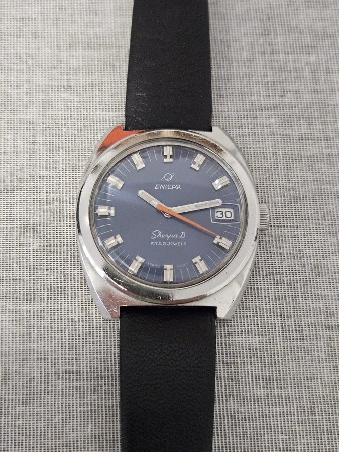 Vintage Enicar Sherpa D Watch Cal AR 1141