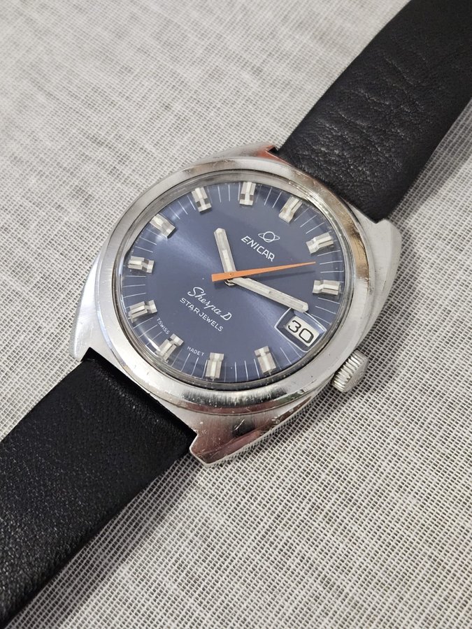 Vintage Enicar Sherpa D Watch Cal AR 1141