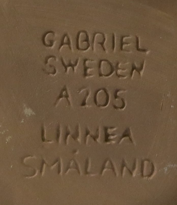 Keramiktavla Linnea Småland Gabriel Ingegärd