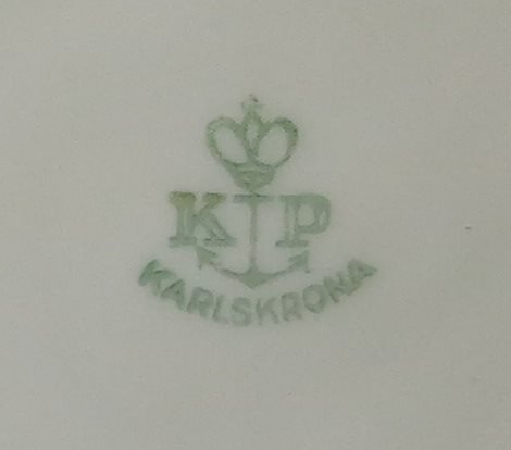 Assiett KP Karlskrona Porslinsfabrik