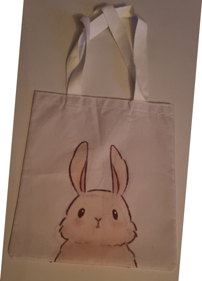 Cute bunny totebag