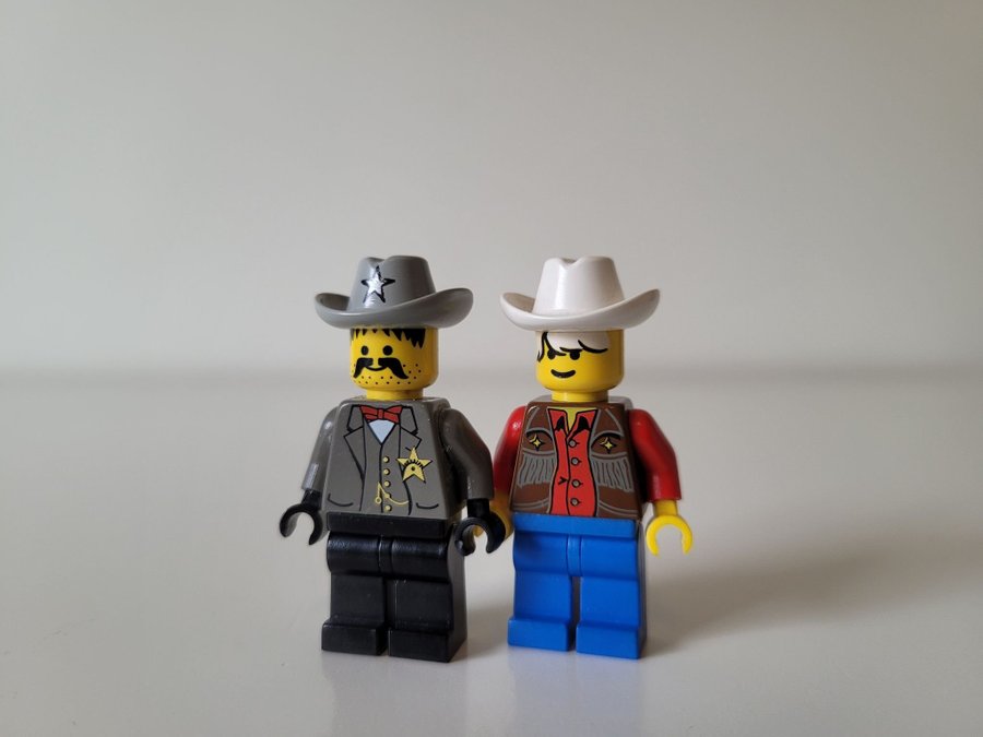 Lego - Western - Sheriff+Deputy - ww021+ww012 - Minifigur