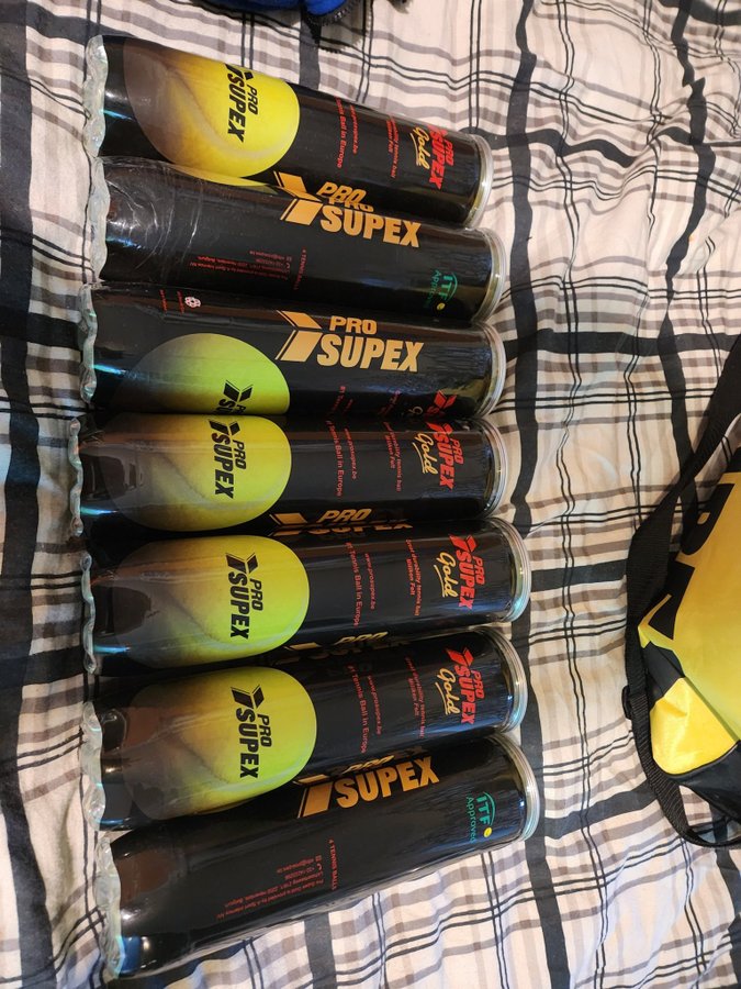 8 st Pro Supex Tennisbollar