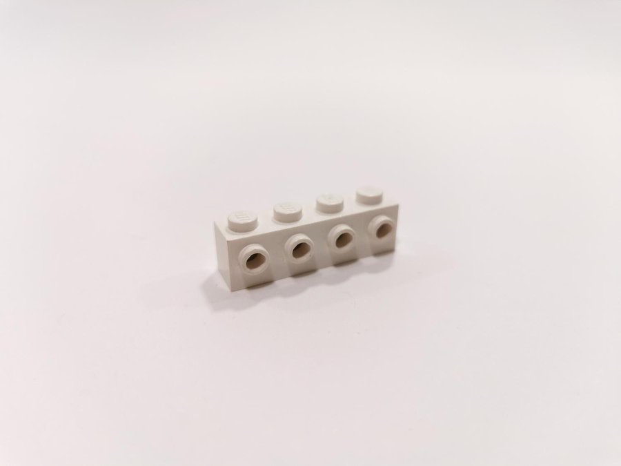 Lego - brick - modifierad - 1x4 - part 30414 - vit